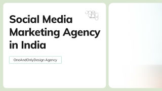 Social Media Marketing Agency in India