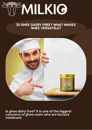 Is ghee dairy free