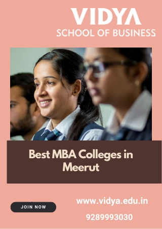 Be future ready with this MBA Colleges in UP