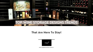 Top Wine Storage Designs Trends That Are Here To Stay!