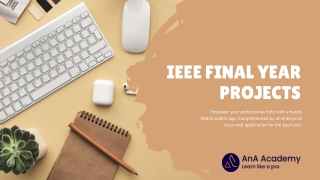 IEEE Final Year Projects