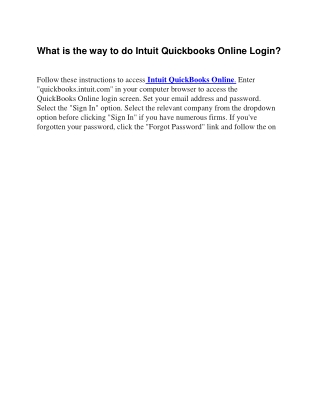 What-is-the-way-to-do-Intuit-Quickbooks-Online-Login