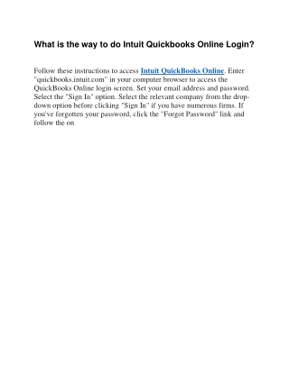 What-is-the-way-to-do-Intuit-Quickbooks-Online-Login