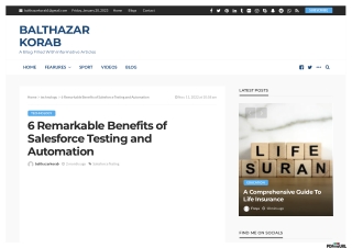 6 Remarkable Benefits of Salesforce Testing and Automation