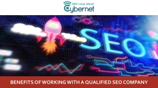 Benefits of Working with a Qualified SEO Company