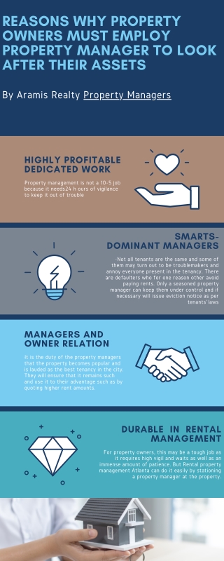Reasons why property owners must employ property manager to look after their assets
