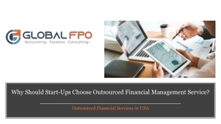 Why Should Start-Ups Choose Outsourced Financial Management Service?