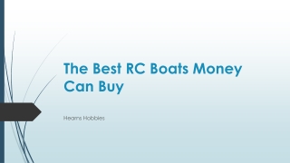 The Best RC Boats Money Can Buy