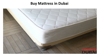 Buy Mattress in Dubai