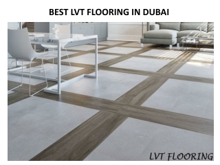 Best LVT Flooring In Dubai