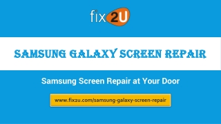 Samsung Galaxy Screen Repair