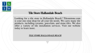 Tile Store Hallandale Beach  Tilesnstone.com