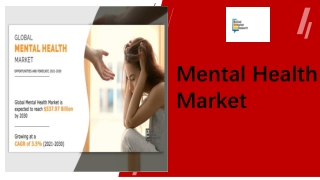 Mental Health Market Set to grow at double digit by 2030