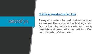 Childrens Wooden Kitchen Toys  Astrofys.com