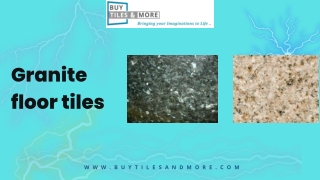 Granite floor tiles
