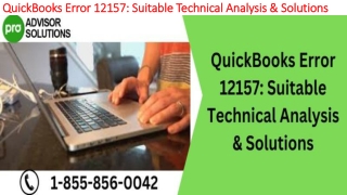 Simple step by step guide to fix QuickBooks Error 12157