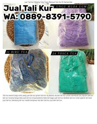 Ô889•8З91•5ᜪ9Ô (WA) Harga Tali Kur Kecil Jual Tali Kur Terdekat Dari Lokasi Saya