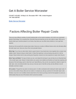 Get A Boiler Service Worcester (1)