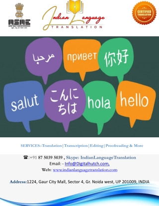 Language Translation Services | Translation Companies In India