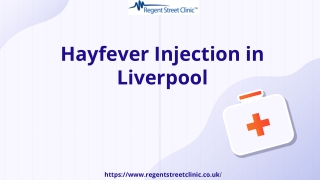 Hayfever Injection Liverpool