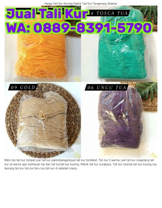 Ô88ᑫ~83ᑫ1~57ᑫÔ (WA) Jual Tali Kur Pekanbaru Perbedaan Tali Macrame Dan Tali Kur