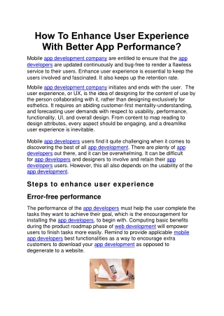 How To Enhance User Experience With Better App Performance (1) (1)