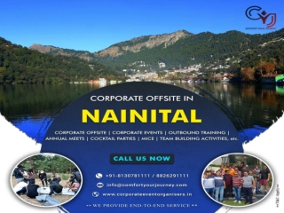 Corporate Offsite Venue In Nainital | Corporate Event Organisers In Nainital