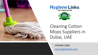Cleaning Cotton Mops Suppliers in Dubai, UAE_