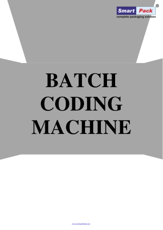 Batch printing machine in Indore