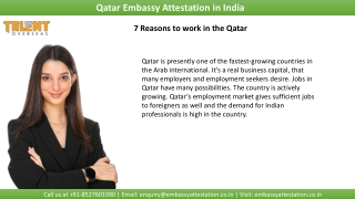 Know the process of Qatar Embassy attestation in India