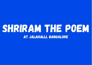 Shriram The Poem at Jalahalli, Bangalore E brochure