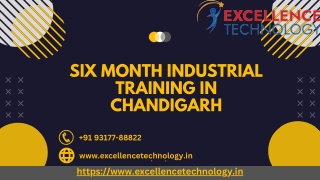 Six Month industrial Training in Chandigarh
