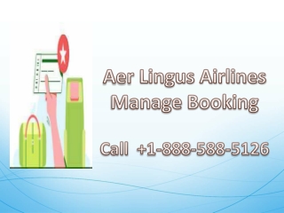 Aer Lingus Airlines Manage Booking