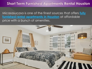 Rent Fully Furnished Apartments in Houston, Texas by MicasaSucasa.org