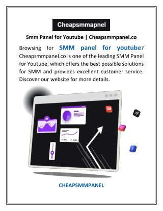 Smm Panel for Youtube | Cheapsmmpanel.co