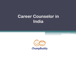 Career Counselor in India - champbuddy.com