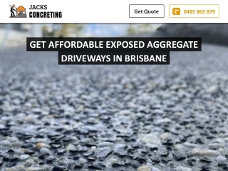 GET AFFORDABLE EXPOSED AGGREGATE DRIVEWAYS IN BRISBANE