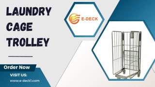Get Your Laundry Done Faster with a Cage Trolley