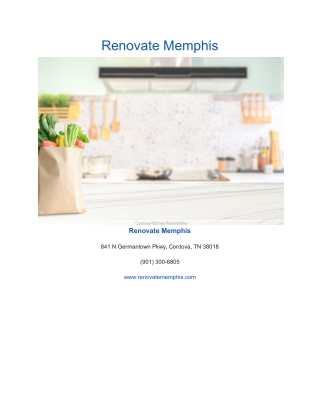 Renovate Memphis