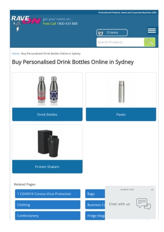 Custom Drinks Bottles in Sydney