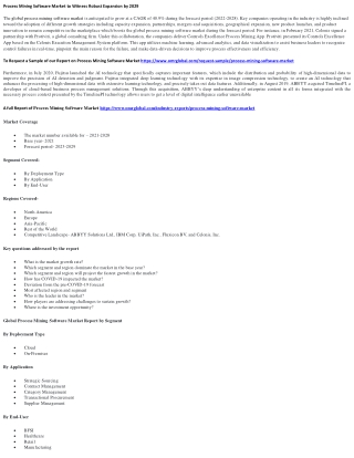 Process Mining Software Market