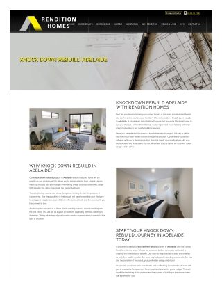Knock Down Rebuild Adelaide