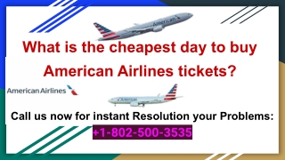 What is the cheapest day to buy American Airlines tickets