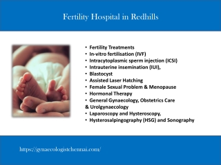 Fertility Hospital in Redhills