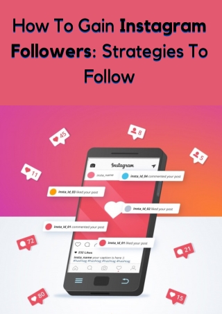 How To Gain Instagram Followers Strategies To Follow