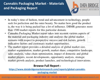 Cannabis Packaging Market