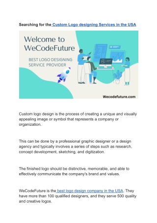 _A Guide to Finding the Right Logo Design Company in the USA