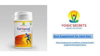 Best Supplement for Joint Pain