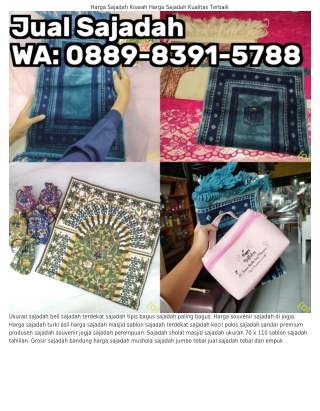 0889·839I·5ᜪ88 (WA) Jual Sajadah Batik Di Yogyakarta Harga Souvenir Sajadah