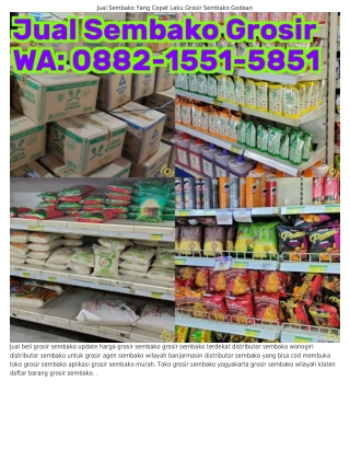 088ᒿ-I55I-585I (WA) Toko Grosir Sembako Terdekat Modal Bisnis Grosir Sembako